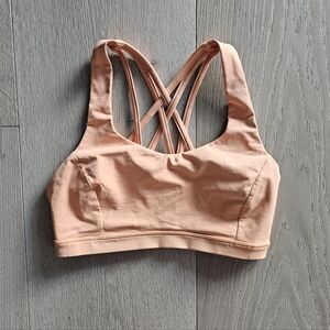 Lululemon Free To Be Serene Bra Orange Soda Size 6